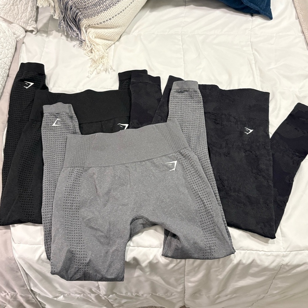 Bundle of 3: Gymshark Seamless High-Rise Leggings